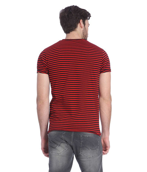 Red Half Sleeves T-Shirt