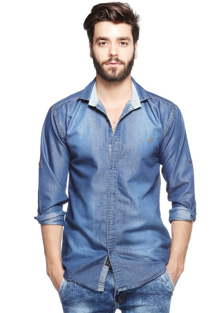 Slim Fit Denim Shirt