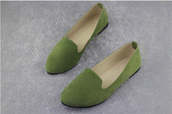 2018 Fashion Spring Autumn Women Vulcanize Shoes Slip on Solid Ladies Casual Shoes Female Leisure Flat Women Footwear DC44