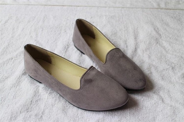 2018 Fashion Spring Autumn Women Vulcanize Shoes Slip on Solid Ladies Casual Shoes Female Leisure Flat Women Footwear DC44