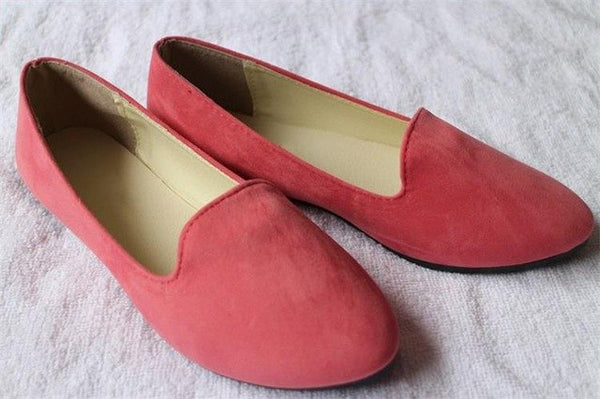 2018 Fashion Spring Autumn Women Vulcanize Shoes Slip on Solid Ladies Casual Shoes Female Leisure Flat Women Footwear DC44