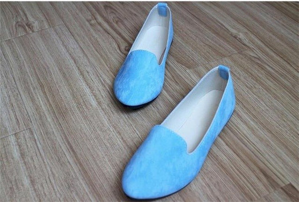 2018 Fashion Spring Autumn Women Vulcanize Shoes Slip on Solid Ladies Casual Shoes Female Leisure Flat Women Footwear DC44