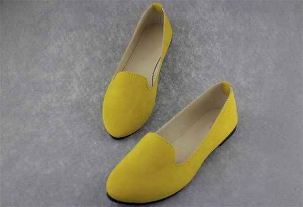 2018 Fashion Spring Autumn Women Vulcanize Shoes Slip on Solid Ladies Casual Shoes Female Leisure Flat Women Footwear DC44