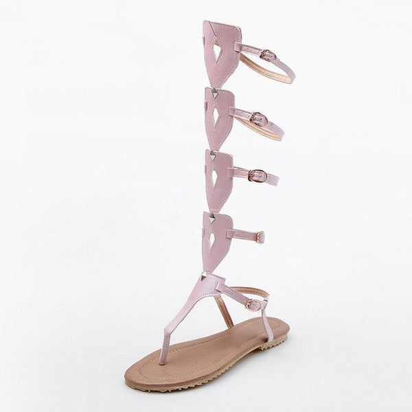 KemeKiss Size 34-48 Classics Women Flats Gladiator Sandals Flip Flops Ankle Strap Sandals Summer Sexy Shoes Women Footwear