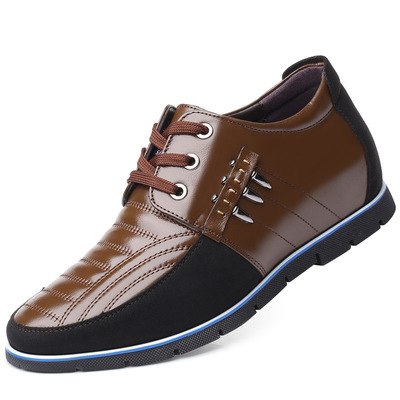 Brand Height Increasing 5 cm Man Shoes Leather Genuine Men Casual Shoes Male Invisible Elevator Shoes Man Comfortable Oxfords