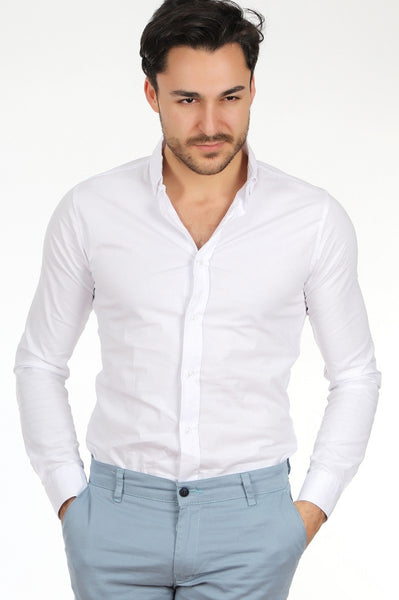 Men's Patterned Buttoned Shirt